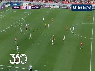 گل اول الریان توسط گوئدس ؛ الریان 1-2 الاهلی