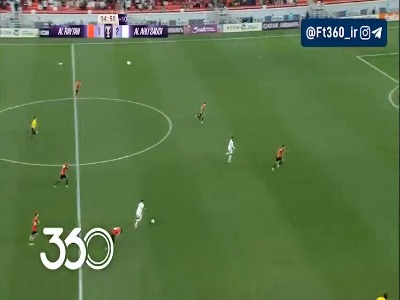 گل سوم الاهلی توسط بوریکان ؛ الریان 1-3 الاهلی