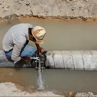 مشکل قطعی آب روستای سمنگان شهرستان صحنه حل شد