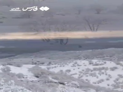 جلوه زیبای برف در بخش «دشمن‌زیاری» ممسنی