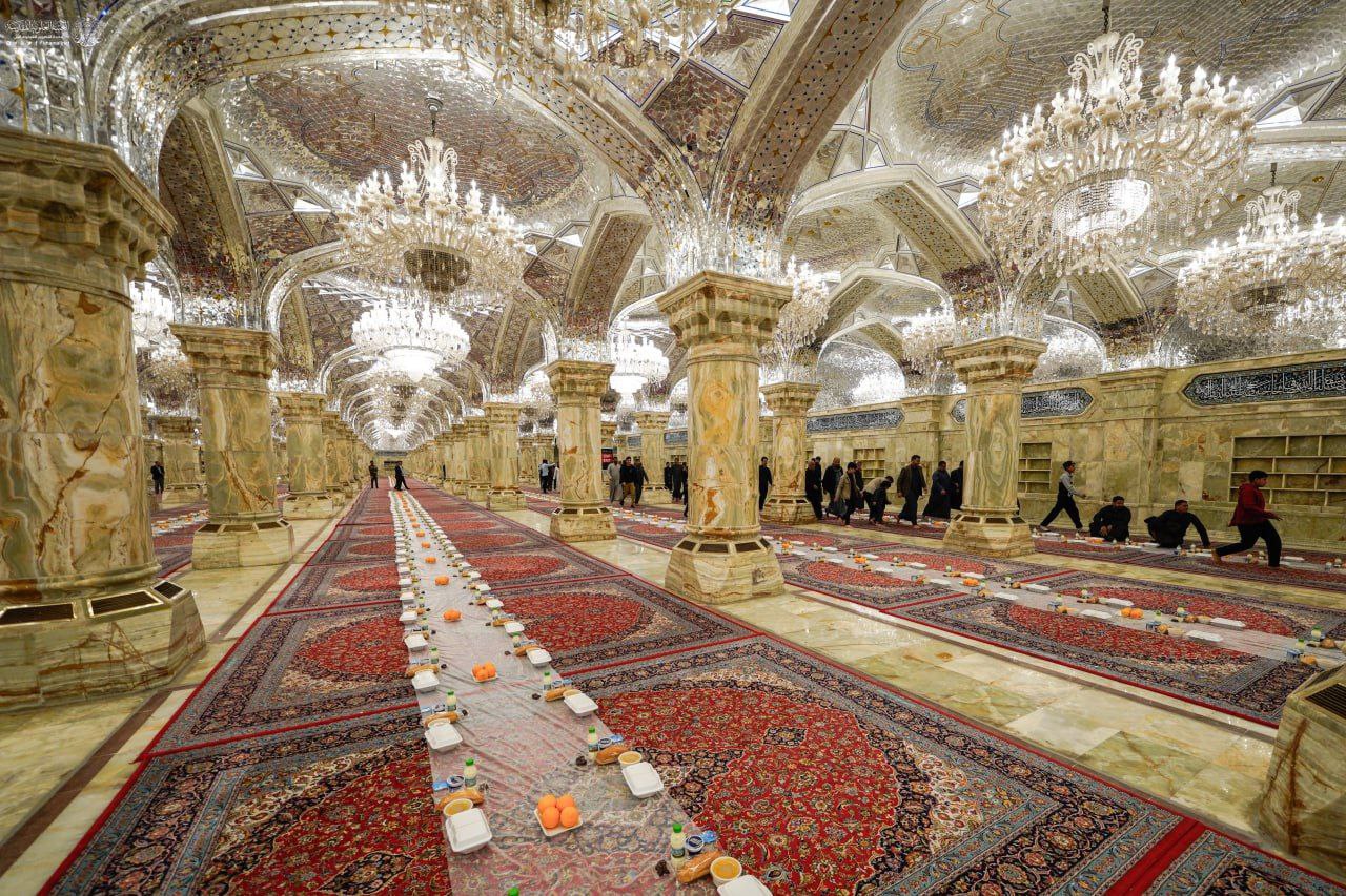 عکس/ برپایی سفره افطاری در خانه پدری