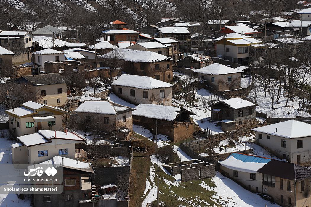 مناظر برفی کُجورِ مازندران