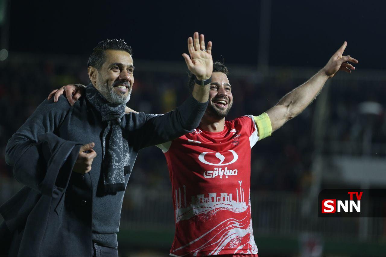 عکس/ تصاویری از بازی امشب چادرملو و پرسپولیس 
