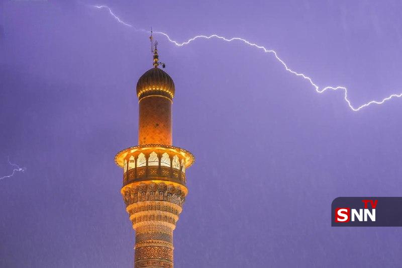 تصاویری از روز بارانی حرمین کاظمین