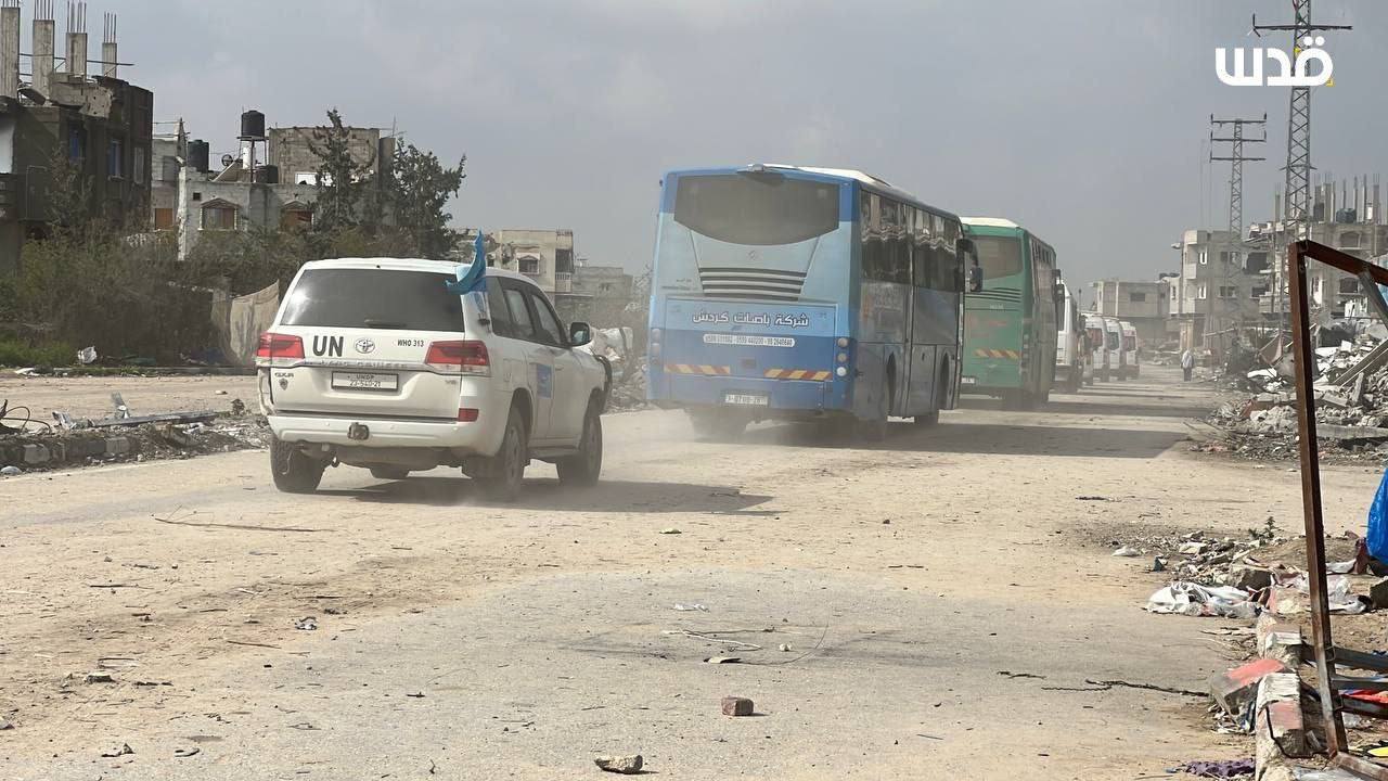 خروج مجروحان و بیماران فلسطینی برای درمان از گذرگاه مرزی رفح 