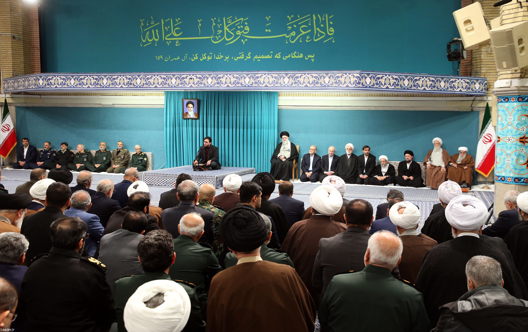 عکس/ تصویری از دیدار مسئولان و کارگزاران نظام با رهبر انقلاب