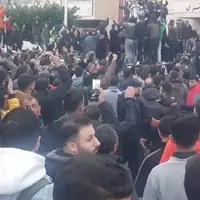 سرکوب تظاهرات علیه جنایات شورشیان «الجولانی» در دمشق