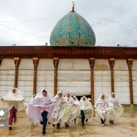 جشن دختران روزه‌اولی در شاهچراغ