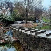 طبیعت زیبای زمستانی پارک جنگلی مشهد