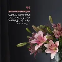 حکمت/ هرگاه خداوند بنده اى را دوست بدارد...