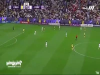 گل اول النصر به استقلال توسط دوران روی اشتباه حسینی 