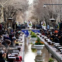 جزء خوانی قرآن کریم در چهارباغ اصفهان