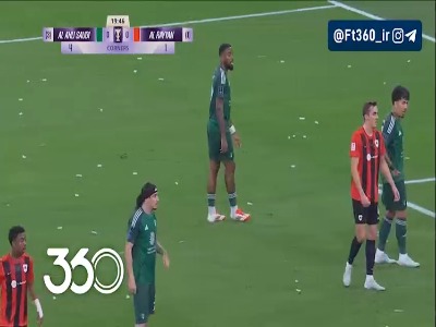 ضربه سر خطرناک ایبانیز؛ الاهلی 0-0 الریان