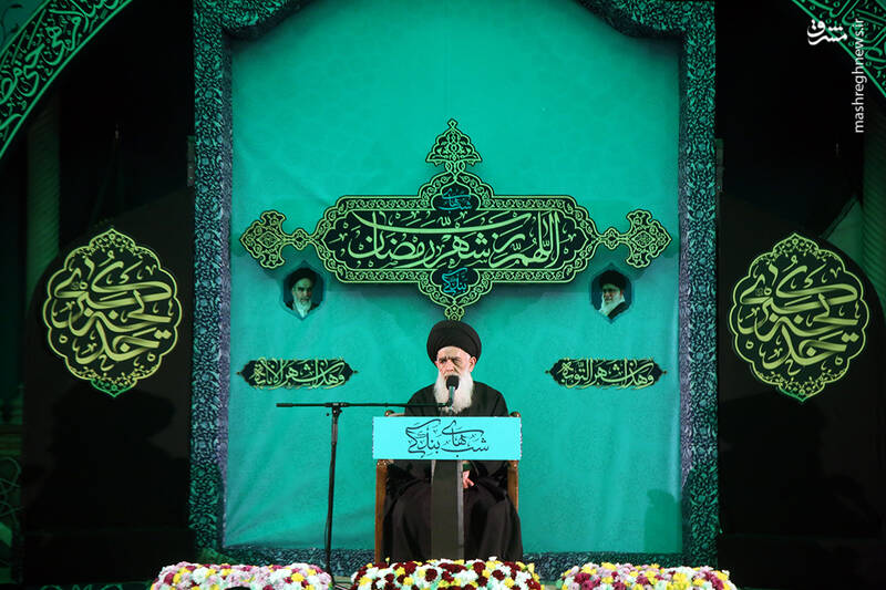 عکس/ عزاداری شب وفات حضرت خدیجه (س) در حرم کریمه اهل بیت