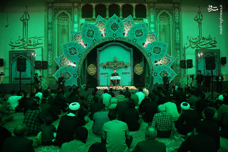 عکس/ عزاداری شب وفات حضرت خدیجه (س) در حرم کریمه اهل بیت