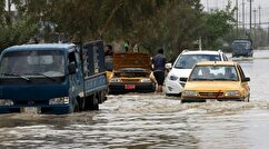 آبگرفتگی خیابان‌ها در عراق به‌دلیل بارش شدید