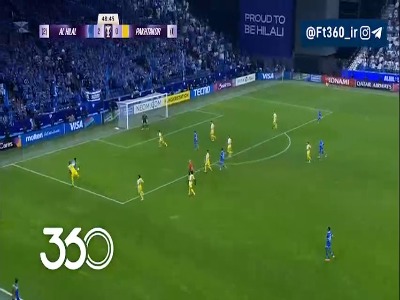 گل سوم الهلال توسط الدوساری ؛الهلال 3-0 پاختاکور