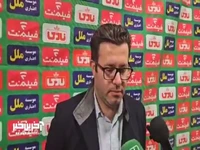 گفتگوی خبرنگاران با فرید صفایی‌فرد سرمربی فرد البرز در پایان بازی با نیکاپارس چالوس