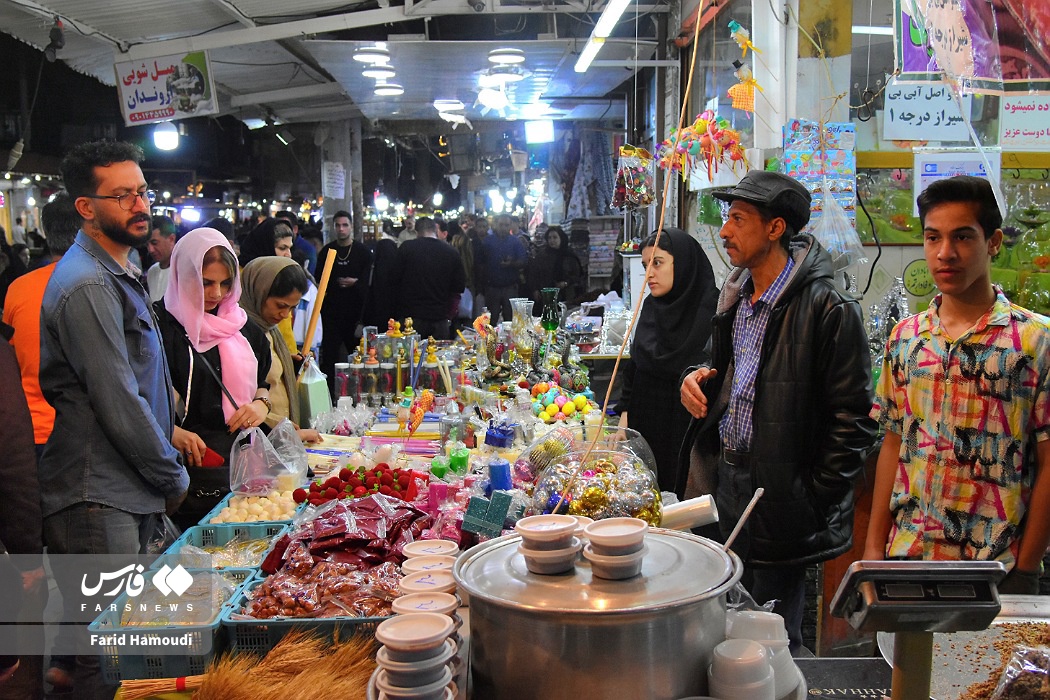 شور و نشاط نوروزی در قلب بازار آبادان