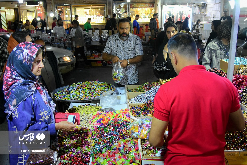 شور و نشاط نوروزی در قلب بازار آبادان