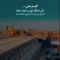  نام تو را بردم دلم غرق شعف شد