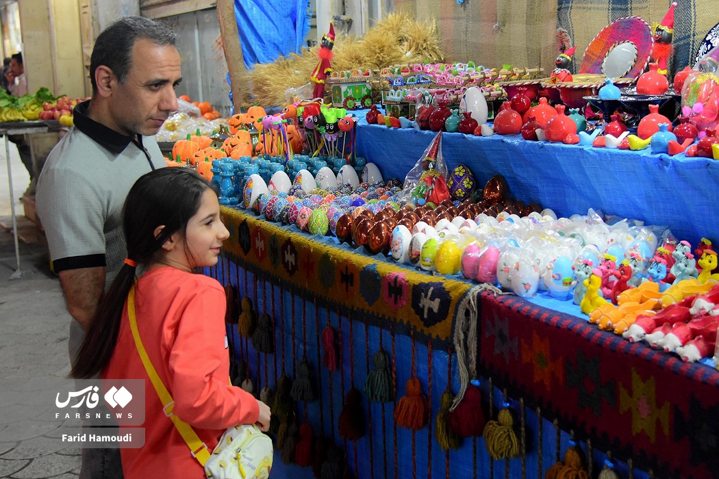 شور و نشاط نوروزی در قلب بازار آبادان