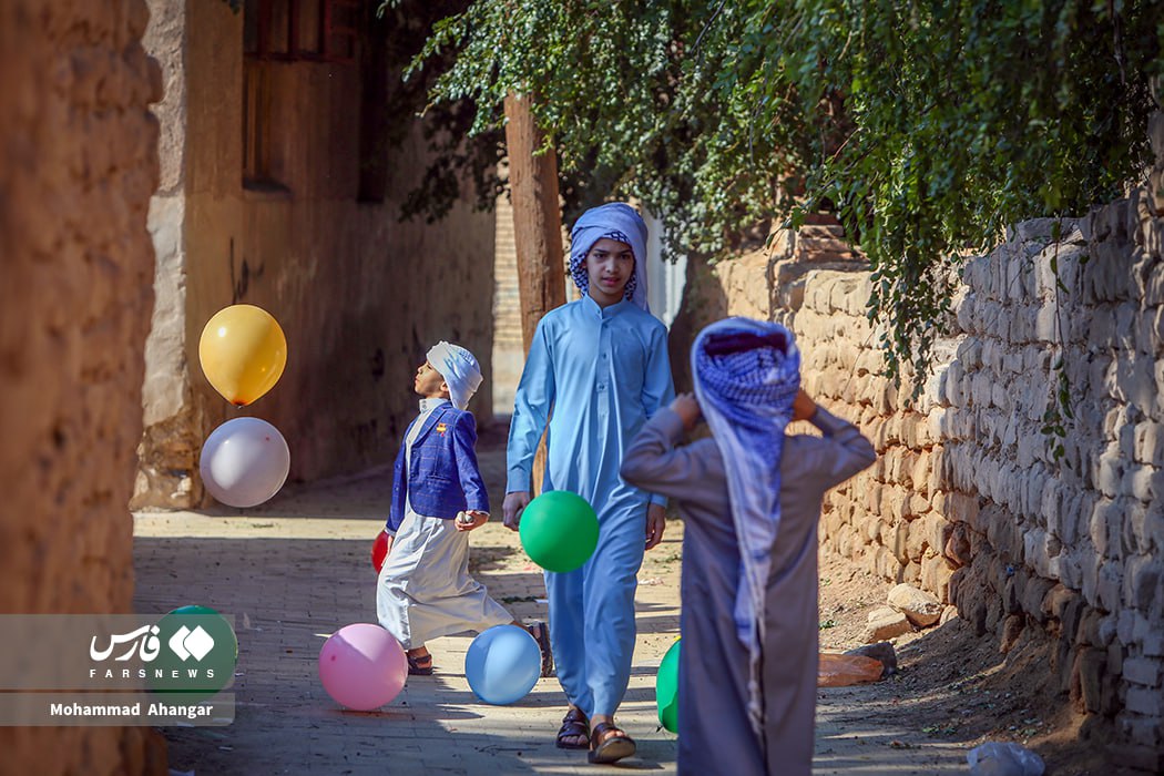 جشن گرگیعان در محله عامری اهواز