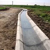 اجرای ۱۳۳ متر کانال بتنی در روستای «حاضرمیل» ایلام