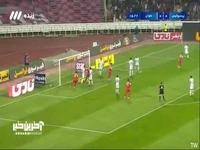 گل اول پرسپولیس به ملوان توسط علی علیپور 