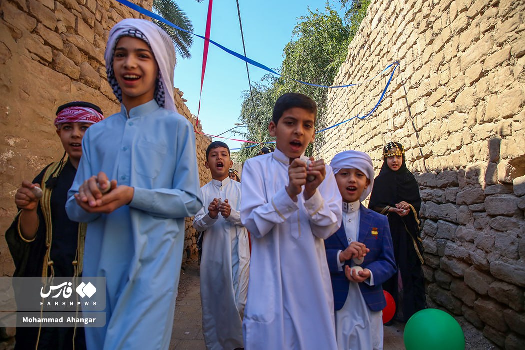 جشن گرگیعان در محله عامری اهواز