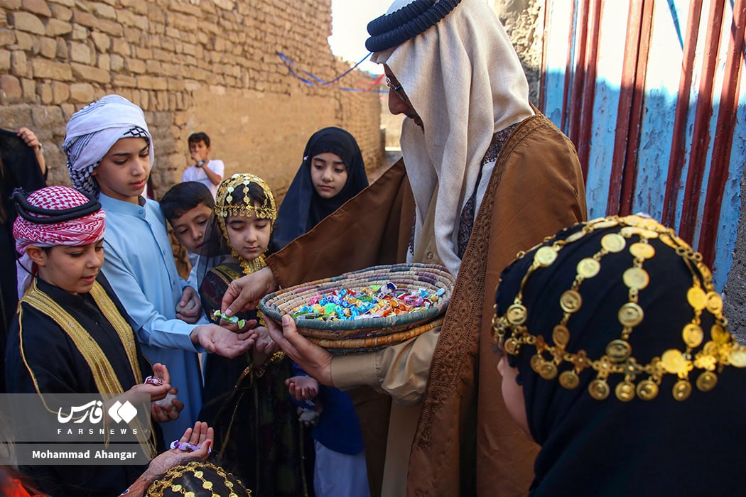 جشن گرگیعان در محله عامری اهواز