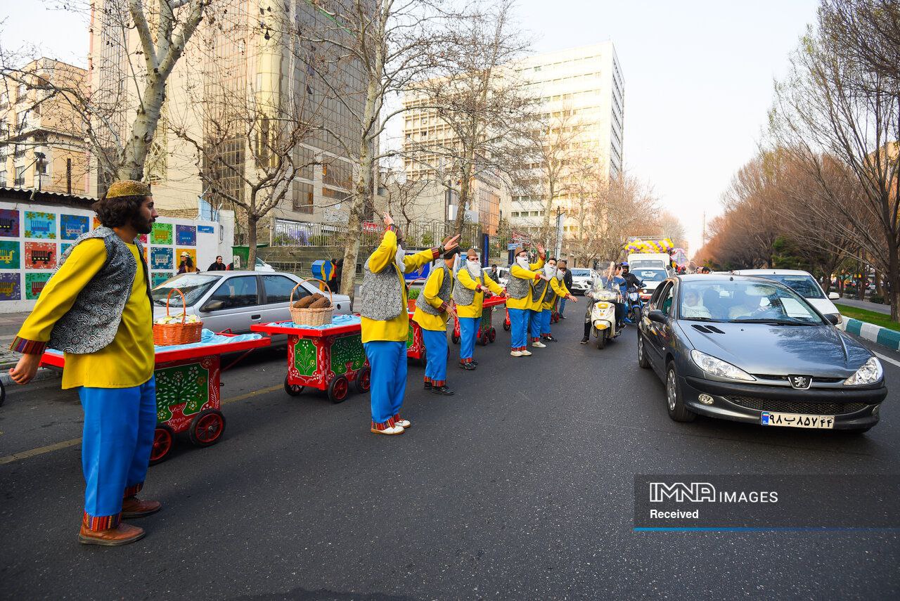 کارناوال شادی نوروز در تهران