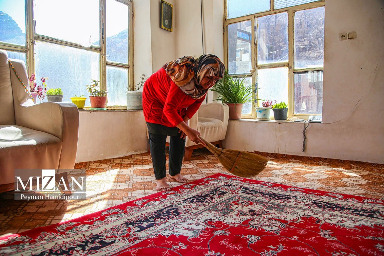 آیین سنتی «خانه تکانی» در روستای اسفیدان خراسان شمالی