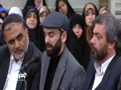 شاعر مجردی که در حضور رهبر انقلاب شعر طنز با موضوع فرزندآوری خواند!