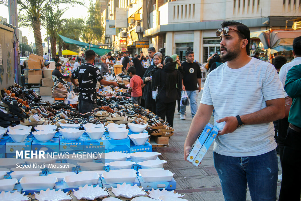 بازار اهواز در آستانه نوروز ۱۴۰۴