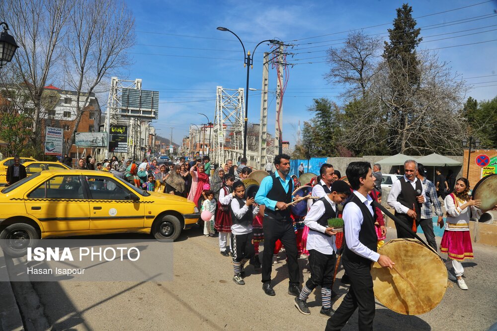 جشن خیابانی نوروز در شیرگاه