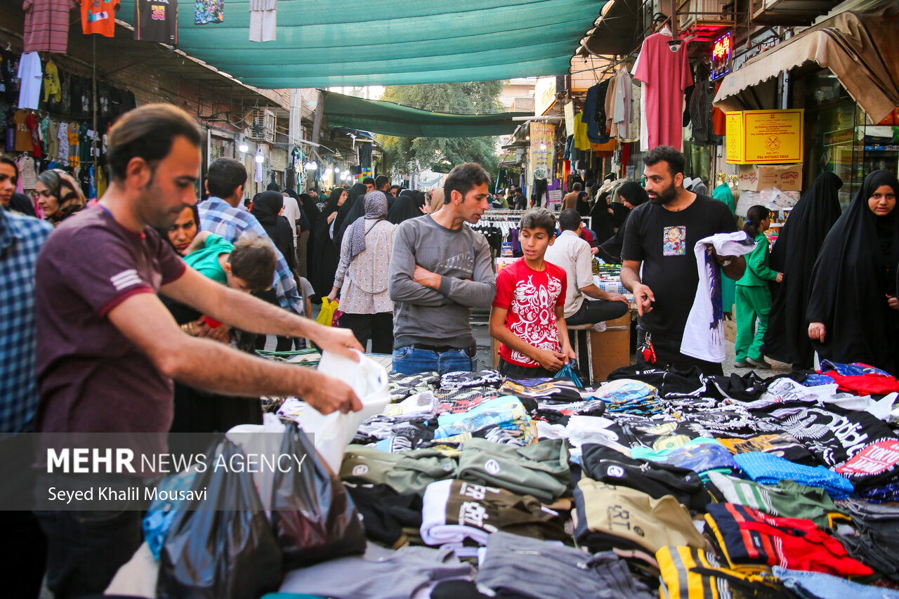 بازار اهواز در آستانه نوروز ۱۴۰۴