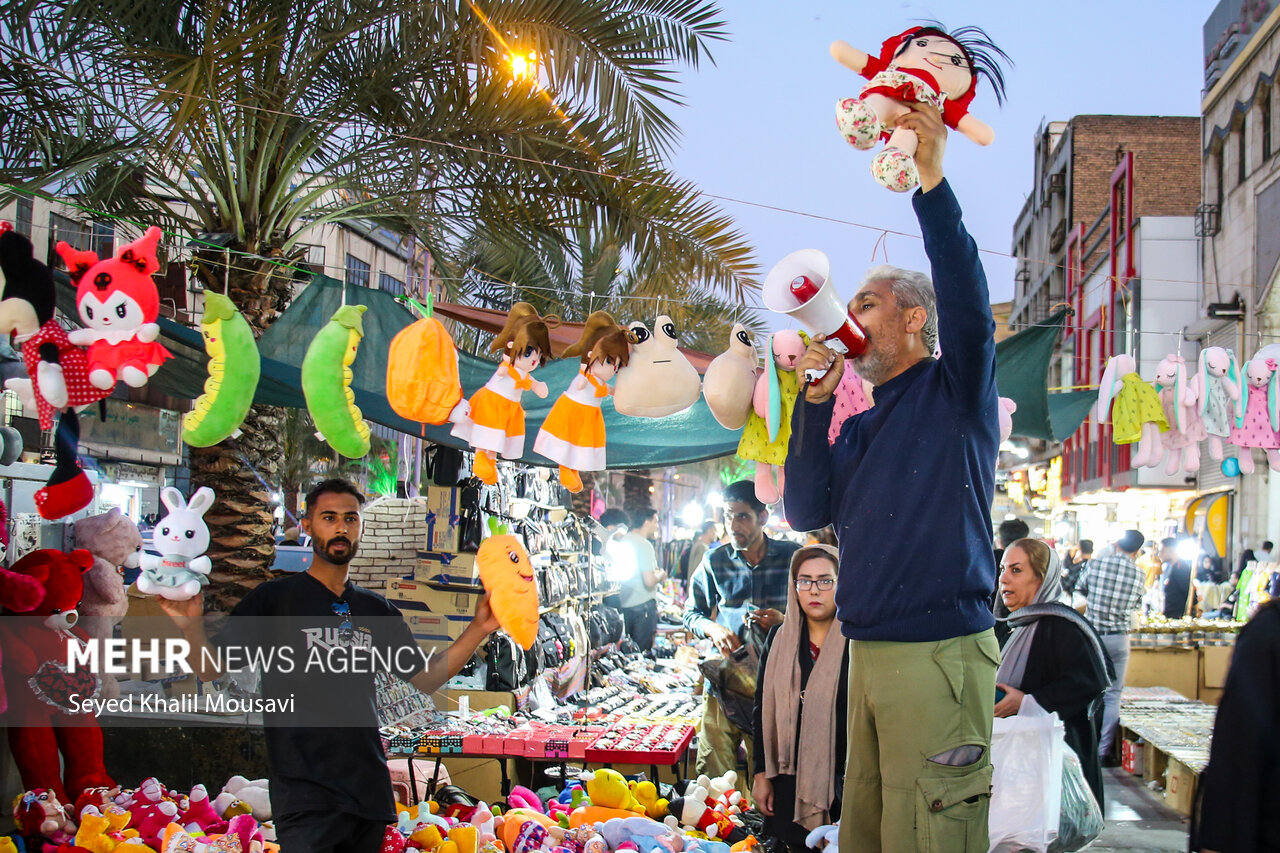 بازار اهواز در آستانه نوروز ۱۴۰۴