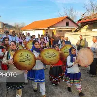 کارناوال نوروزی در خیابان های شهر شیرگاه سوادکوه شمالی