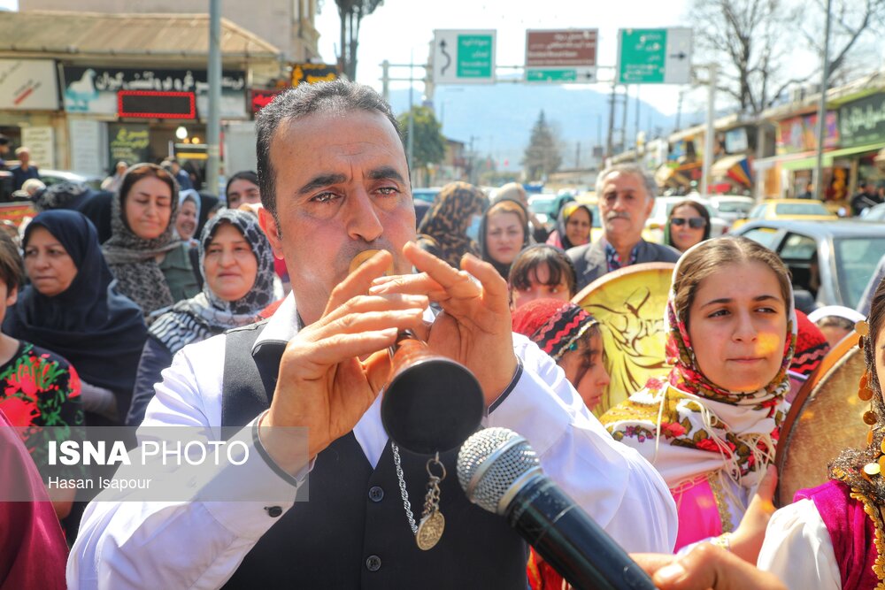 جشن خیابانی نوروز در شیرگاه