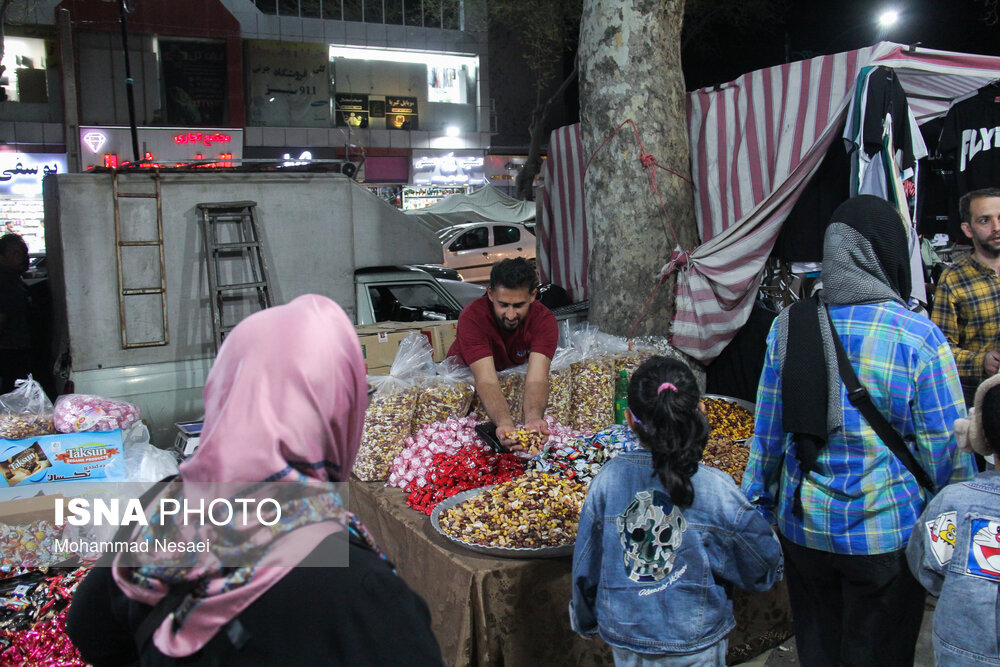 در آستانه بهار؛ بازار دستفروشان در گرگان