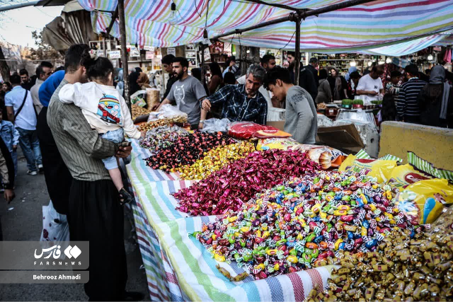 عکس/ بازار کرمانشاه در آستانه نوروز