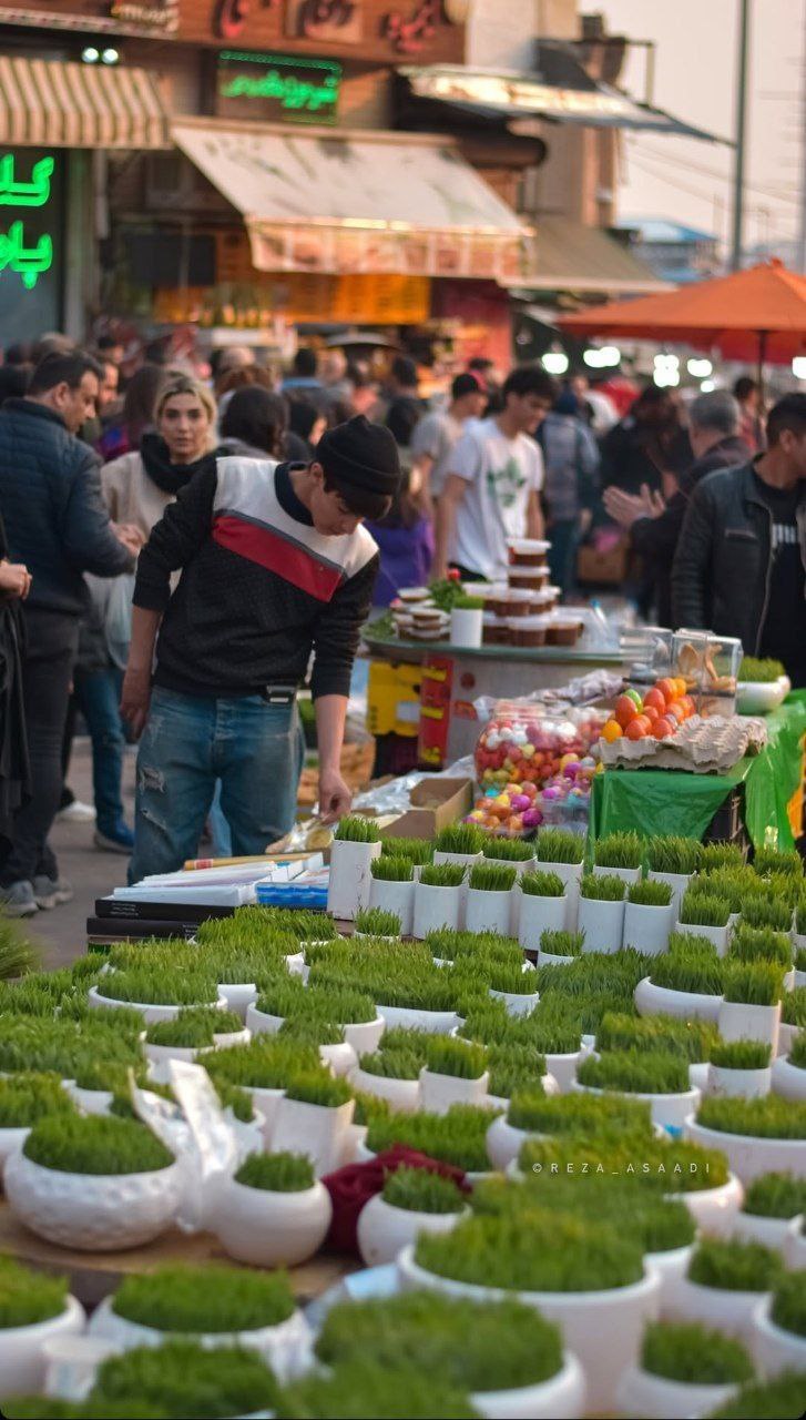 حال و هوای عیدنوروز در میدان تجریش تهران