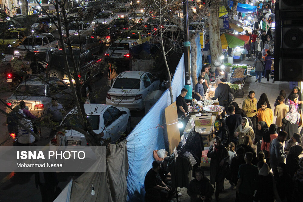 در آستانه بهار؛ بازار دستفروشان در گرگان