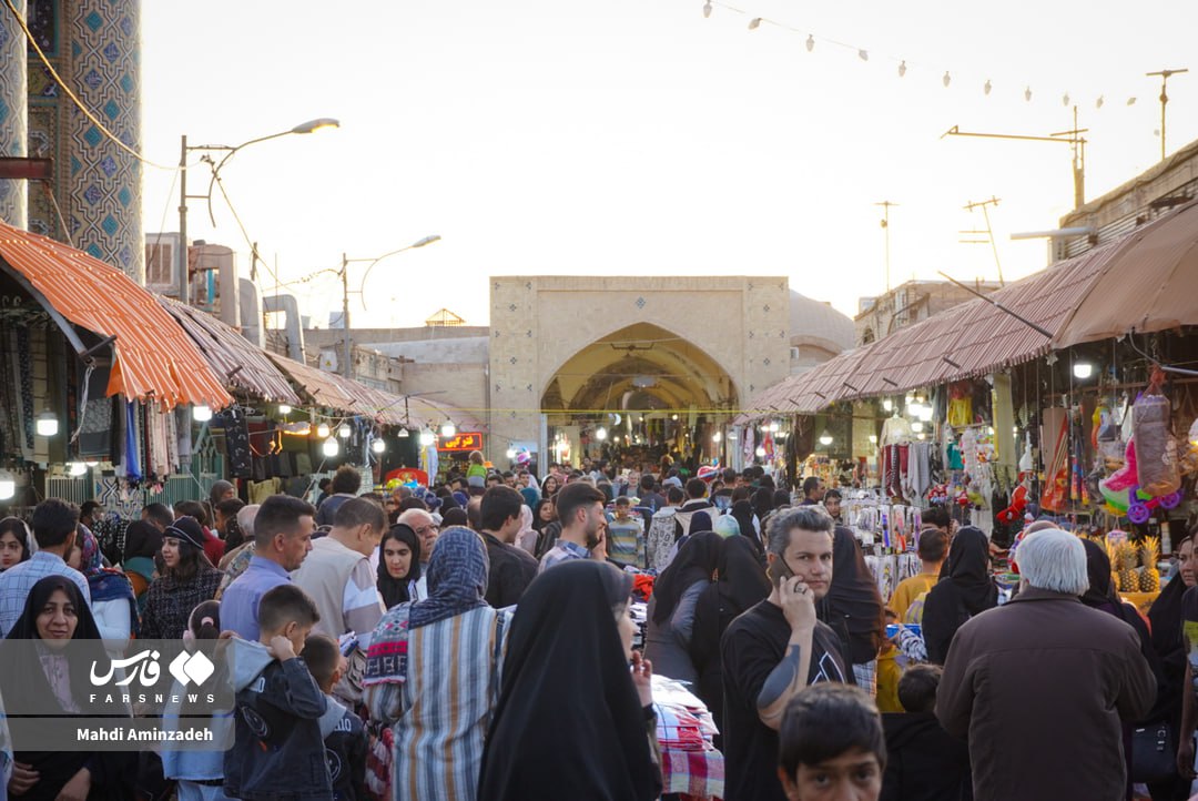 عکس/ هیاهوی خرید نوروزی در بازار کرمان