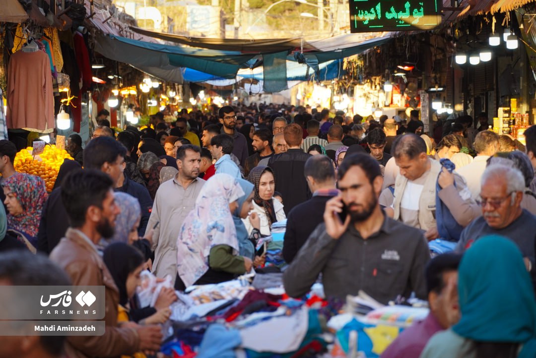 عکس/ هیاهوی خرید نوروزی در بازار کرمان