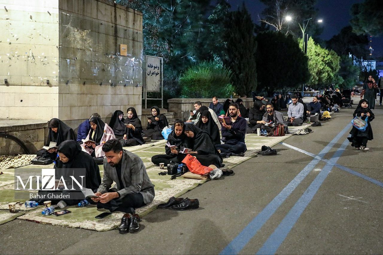 مراسم احیا شب نوزدهم ماه مبارک رمضان در مسجد دانشگاه تهران