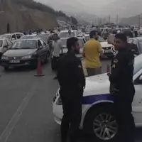 جاده کندوان از مرزن‌آباد مسدود شد