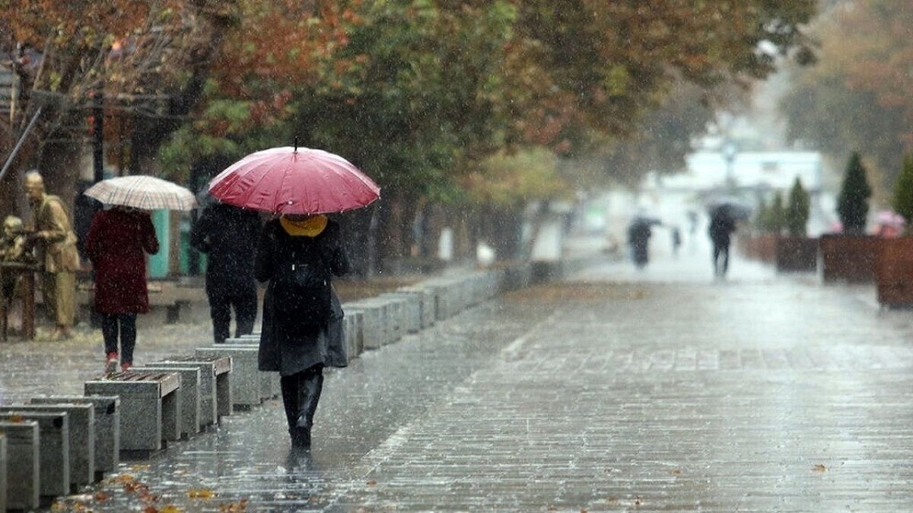 پیش‌بینی هواشناسی از بارش باران در کشور