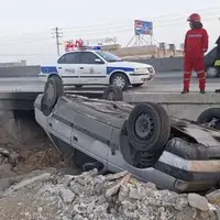 واژگونی رانا با یک کشته و ٢ مجروح در محور خرمبید-آباده